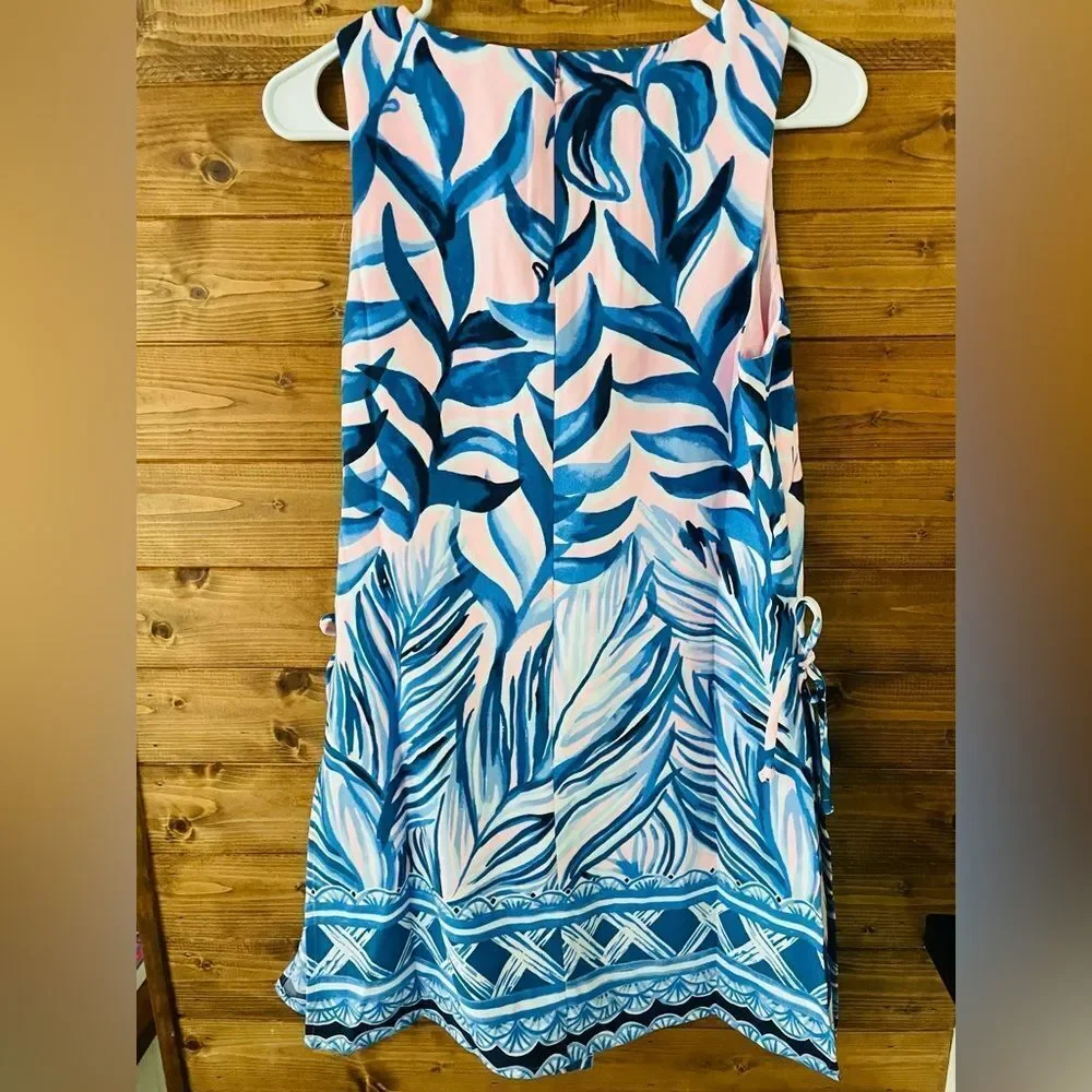Donna Romper Dress Pink Tropics Tint Heat Wave Tropical